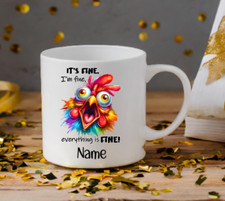 Chicken I'm fine Personalised