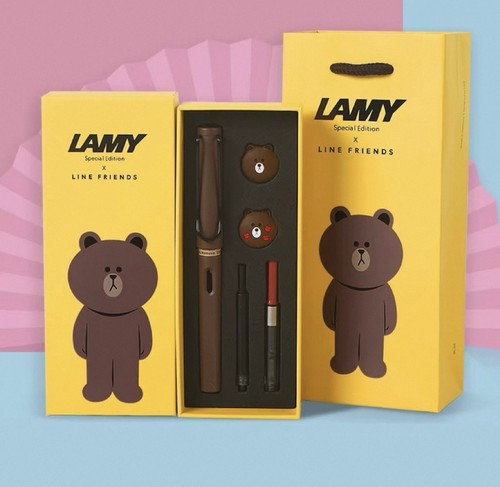 Lamy brown bear fountain - brown, pen
