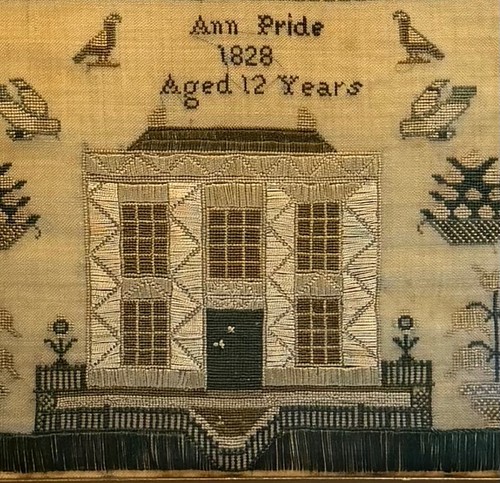 Georgian sampler antique - georgian,