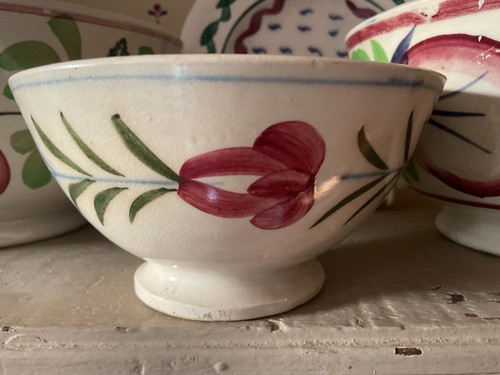 Antique spongeware persian - spongeware,