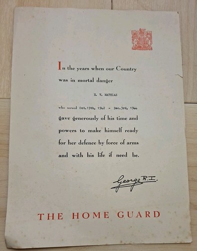 Original ww2 home guard - original,