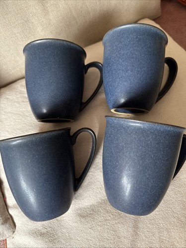 Denby blue jetty beakers - 4,