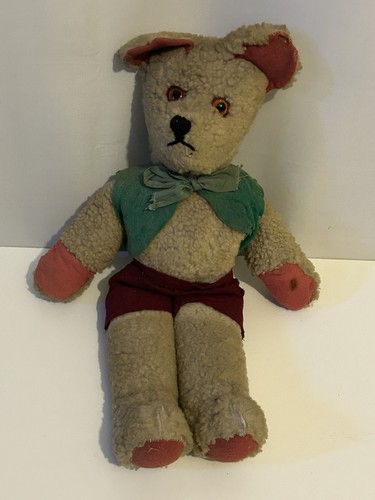 Vintage teddy bear old plush
