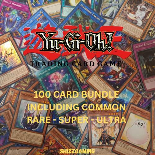 100 yugioh cards bundle - cards,