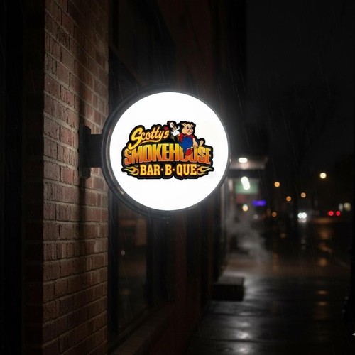 360 rotating light box - rotating,