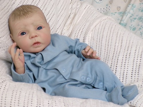 Reborn baby boy doll mayven - reborn, ~