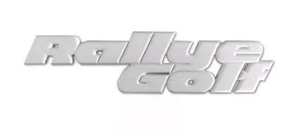 Rallye golf rear badge - rallye,