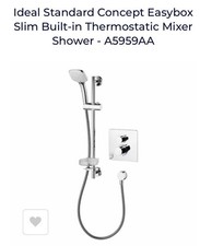 Ideal Standard Easy box Slim Thermostatic Shower Mixer Pack A5959 AA