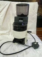 Gaggia MDF Burr Coffee Grinder – Vintage Italian Espresso Grinder – Working.