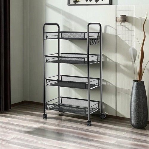 Tier storage trolley cart on - trolley,