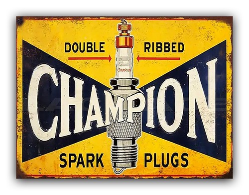 Vintage style champion - champion, spark