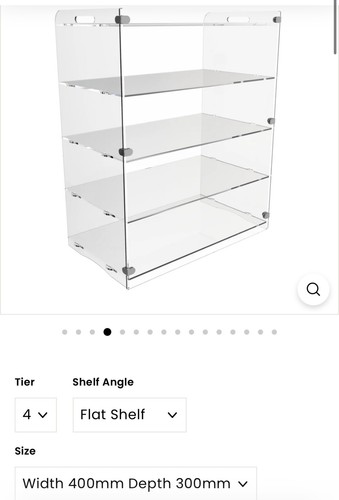 Acrylic cake display cabinet - cake,