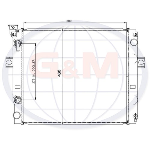 Radiator for toyota tailift - radiator,