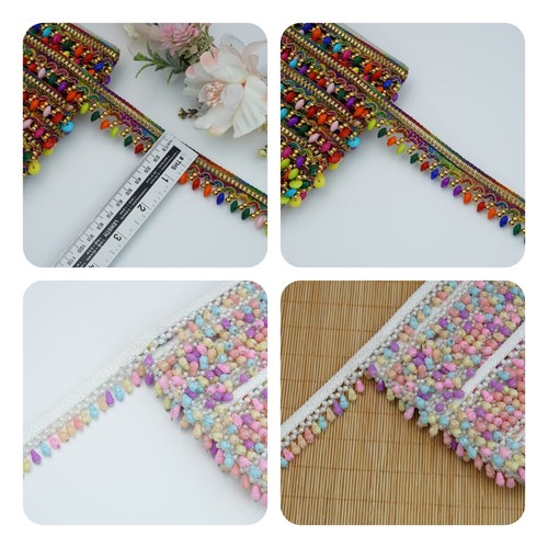Yrds beaded fringe drop - beaded,