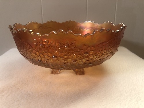 Vtg fenton marigold orange - vtg,