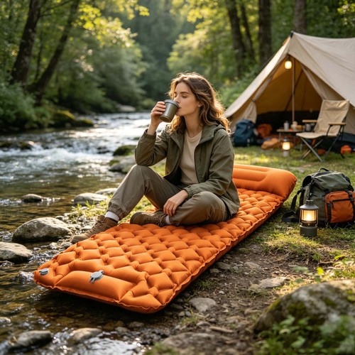 Self inflating sleeping - self,