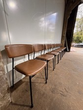 8 Calligaris Tan Leather