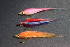 12pcs 6 colors Shining Polar Fry Slowly Sinking Salmon Trout Minnow fly lure set