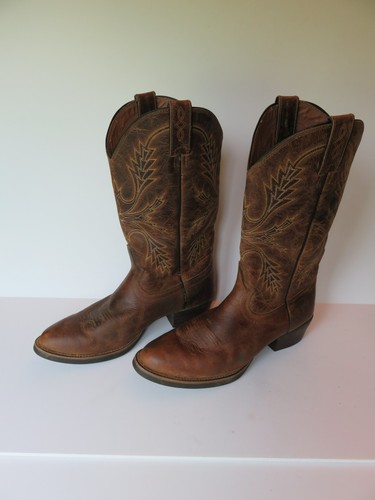 Justin boots antique brown - boots,