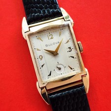 Bulova Tank Watch Rare Horn