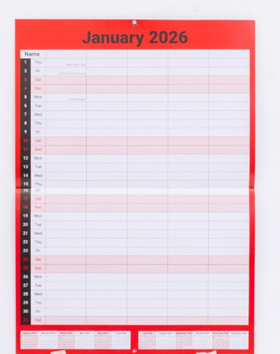 2026 calendar columns - calendar,