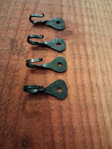Hand forged horseshoe nail - hand,