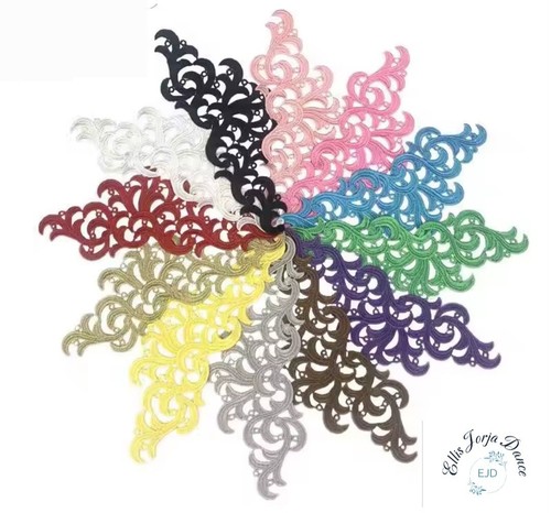 Lace embroidery applique - lace,