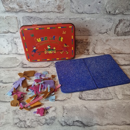 Fuzzy felt travel tin - felt,