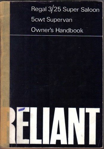 Reliant regal super - 3/25,