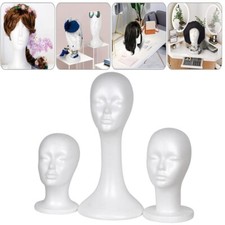 Mannequin Display Neck Head Polystyrene Foam Male Female Swan Unisex Neck Stand