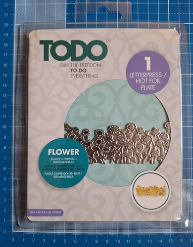 Todo flower 1 letterpress - -,