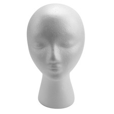  27.5 x 52cm Dummy / mannequin head Female Foam(Polystyrene) Exhibitor for 5876