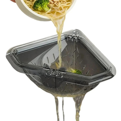 Corner sink strainer - sink, magnetic
