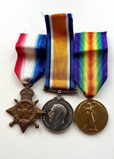 WW1 medals. William WILDING, Tunstall, Staffs. Royal Fus. Wounded FOUR times!