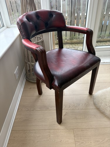 Chesterfield leather desk - chesterfield,