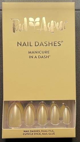 Red aspen press nails - red,