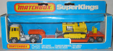 MATCHBOX SUPERKINGS K-23 LOW LOADER WITH BULLDOZER - MINT/PERFECT