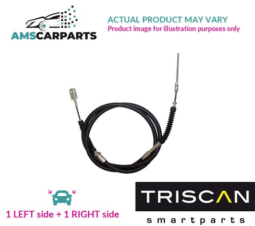 Handbrake cable pair front - pair,