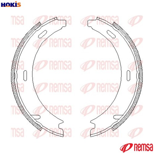 Brake shoe parking - shoe,