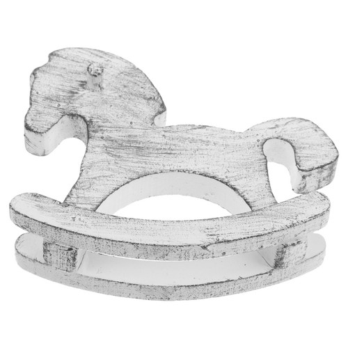Wooden rocking horse figurine - ,