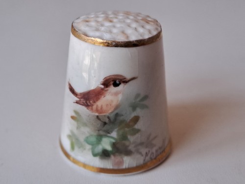 Antique royal worcester wren - royal,