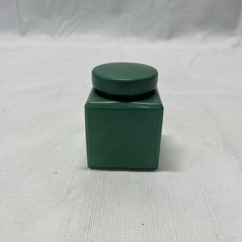 Green inkwell vintage - green,