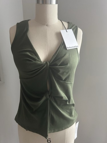 Reformation tefi knit top size - tefi,