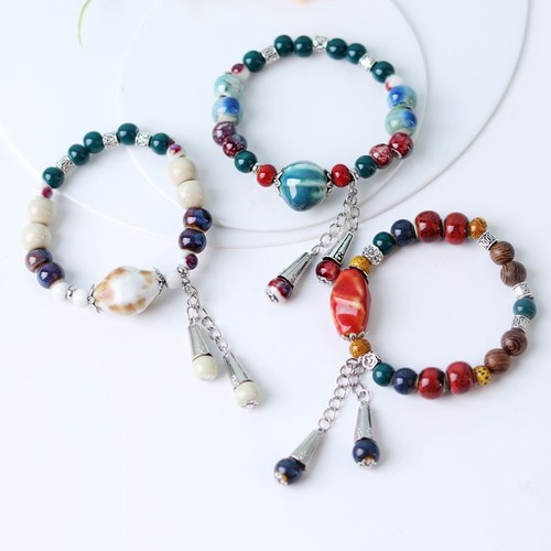 Handmade ceramic beaded - handmade,