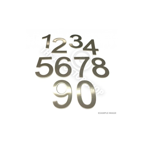 Stainless steel house numbers - house,