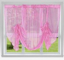 Voile tie blinds wide or - voile,