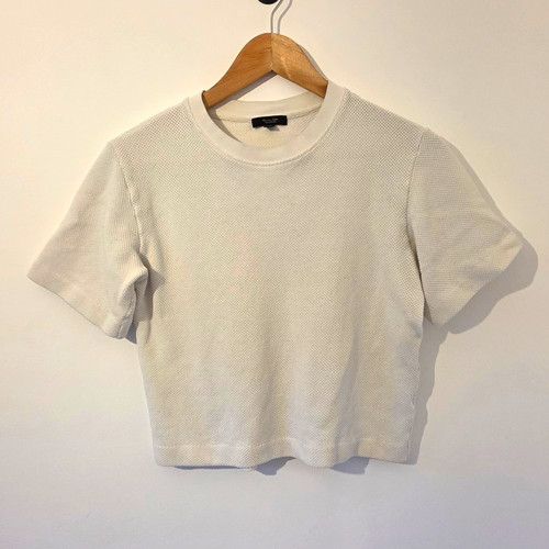Massimo dutti white cropped - massimo,