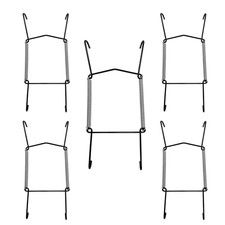 Black Wire Plate Hangers Wall