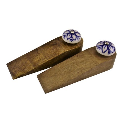 Pair mango wooden door - of,