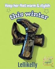 Lelli kelly girls shoes black boots uk size 2 Exc